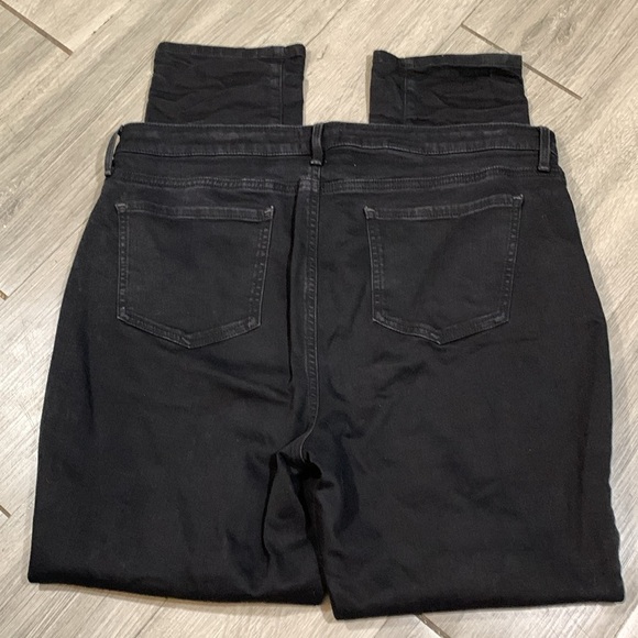 NYDJ Black Stretch Straight Leg Lift Tuck a technology Jeans size 14 - Picture 3 of 10
